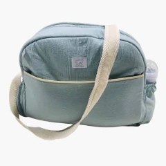 Bolso Maternal Tusor - 100% algodón - 3 Bolsillos en internet