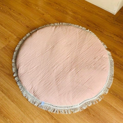 mini Play Mat Base Impermeable - Tusor con flecos (75 cm ancho) - tienda online