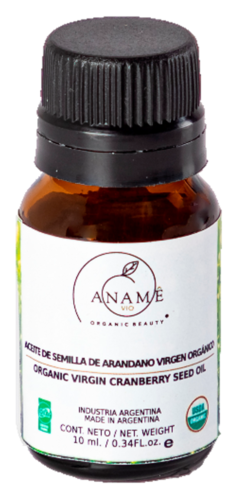 Aceite de Semilla de Arándano Virgen Orgánico x 10 Ml. - Certificado - Aname Vio - Cosmética Orgánica Certificada