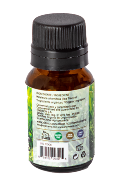 Aceite de Árbol de Té Orgánico x 10 Ml. - Tea Tree - Certificado - Aname Vio - Cosmética Orgánica Certificada - comprar online