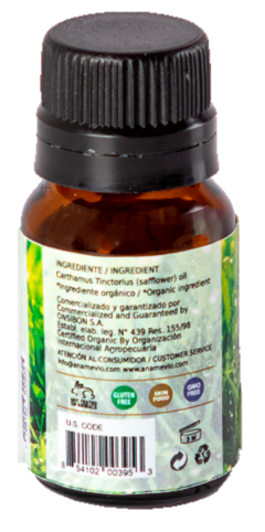 Aceite De Cártamo Orgánico x 10 Ml. - Certificado - Aname Vio - Cosmética Orgánica Certificada - comprar online