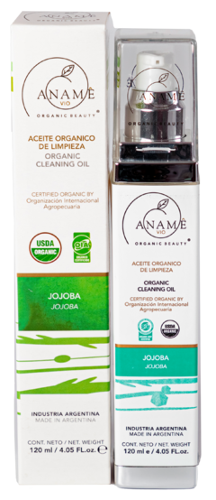 Aceite Orgánico De Limpieza x 120 ml. - Anamê Vio - Cosmética Orgánica Certificada