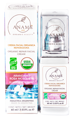 Crema Facial Orgánica Reparadora x 60 ml. - Aname Vio - Cosmética Orgánica Certificada
