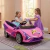 Auto Eléctrico Princesas Para Niñas Rosa