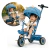 Triciclo Biemme Teddy Azul 9 en 1 - comprar online