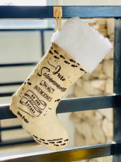 BOTA navideña HARRY POTTER - Mapa del merodeador - Felpuditos MDQ