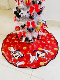 CUBRE pie de arbol ROJO - MICKEY & MINNIE