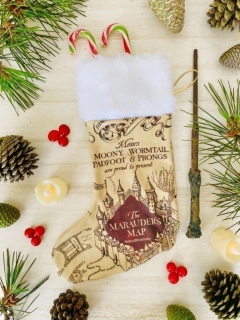 BOTA navideña HARRY POTTER - Mapa del merodeador