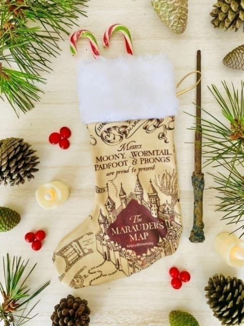 BOTA navideña HARRY POTTER - Mapa del merodeador