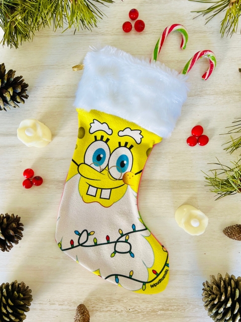 BOTA navideña BOB ESPONJA & PATRICIO
