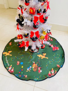 CUBRE pie de arbol VERDE - MICKEY & FRIENDS - Felpuditos MDQ