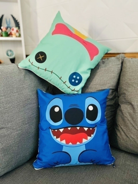 FUNDA Almohadón Stitch SIN RELLENO REVERSIBLE 40x40cm