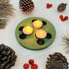 Centro de mesa - Porta velas - MICKEY VERDE (C) - comprar online