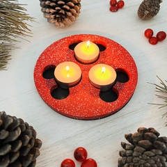 Centro de mesa - Porta velas - MICKEY ROJO (C) - comprar online