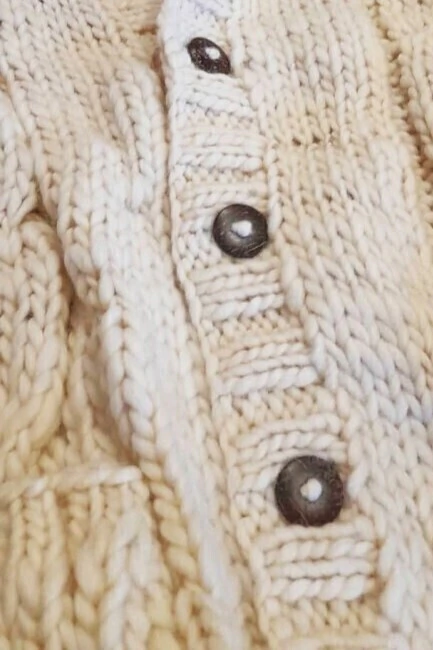Cardigan don José de Vellón Negro — imagen 8
