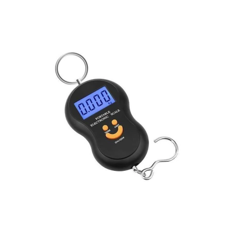 BALANZA DIGITAL C/ GANCHO P/ COLGAR CAPACIDAD 50 KGS.