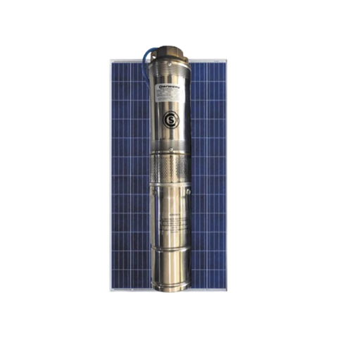 BOMBA SUMERGIBLE 4" SOLAR DUAL 1300 W. (KIT 4 PANEL Y ACCESORIOS) - CZERWENY