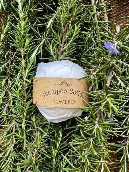 Shampoo sólido para cabello graso ROMERO - Amapola Cosmética Natural