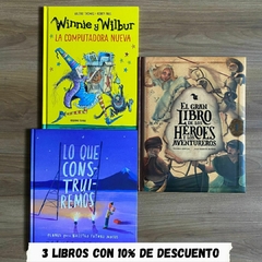 PROMO 1: TRES LIBROS CON 10% DE DESCUENTO