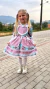 Vestido quadrilha Flowers