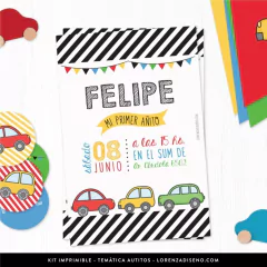 KIT IMPRIMIBLE - AUTITOS - comprar online