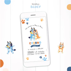 KIT IMPRIMIBLE - BLUEY