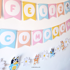 BANDERIN FELIZ CUMPLE - TEMÁTICA A ELECCIÓN - comprar online