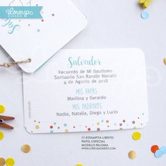 ESTAMPITA BAUTISMO LIBRITO MODELO PALOMITA en internet