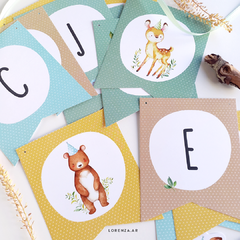 BOSQUE NENES - KIT DECORACION CUMPLEAÑOS IMPRESO - tienda online