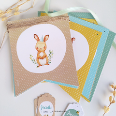 Imagen de BOSQUE NENES - KIT DECORACION CUMPLEAÑOS IMPRESO