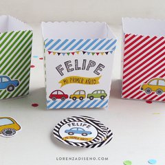 10 MINI CAJITAS GOLOSINAS - TEMÁTICA A ELECCIÓN - comprar online