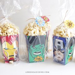 5 CAJITAS POCHOCLOS - TEMÁTICA A ELECCIÓN