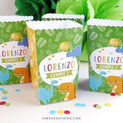 5 CAJITAS POCHOCLOS - TEMÁTICA A ELECCIÓN - Lorenza Diseño