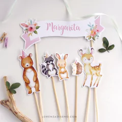 KIT IMPRIMIBLE - BOSQUE NENA - Lorenza Diseño