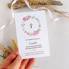 ESTAMPITA COMUNIÓN MODELO ROSITAS - comprar online