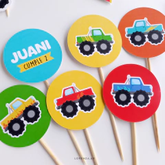 KIT IMPRIMIBLE - CAMIONETAS - Lorenza Diseño