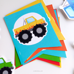 Imagen de KIT IMPRIMIBLE - CAMIONETAS