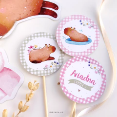 Imagen de KIT IMPRIMIBLE - CAPIBARA NENA