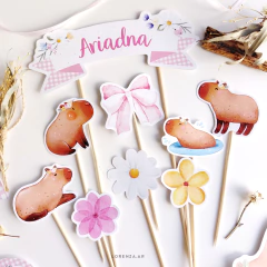 TEMÁTICA CAPIBARA NENA - Lorenza Diseño