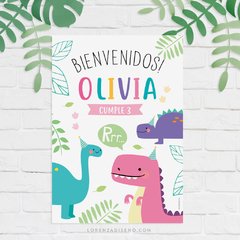 KIT IMPRIMIBLE - DINOSAURIOS NENA - Lorenza Diseño