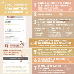 ESTAMPITA SEÑALADOR BAUTISMO OSITO ANTONIO en internet