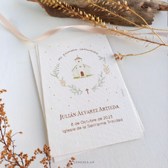 ESTAMPITA COMUNIÓN MODELO JULIÁN CAPILLA - Lorenza Diseño