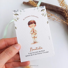 ESTAMPITA COMUNIÓN MODELO BAUTISTA