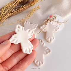PACK 10 CRUCES DE CERÁMICA SOUVENIR ESMALTADAS - tienda online
