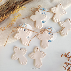 PACK 10 CRUCES DE CERÁMICA SOUVENIR ESMALTADAS
