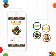 KIT IMPRIMIBLE - CUBO RUBIK
