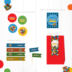 KIT IMPRIMIBLE - CUBO RUBIK - Lorenza Diseño