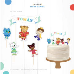 TIGRE DANIEL - KIT DECORACION CUMPLEAÑOS IMPRESO en internet