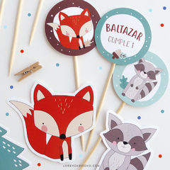 KIT IMPRIMIBLE - EN EL BOSQUE - Lorenza Diseño
