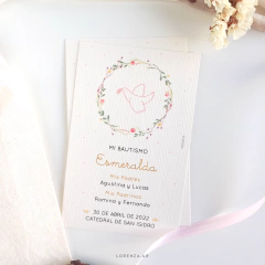 ESTAMPITA BAUTISMO MODELO ESMERALDA